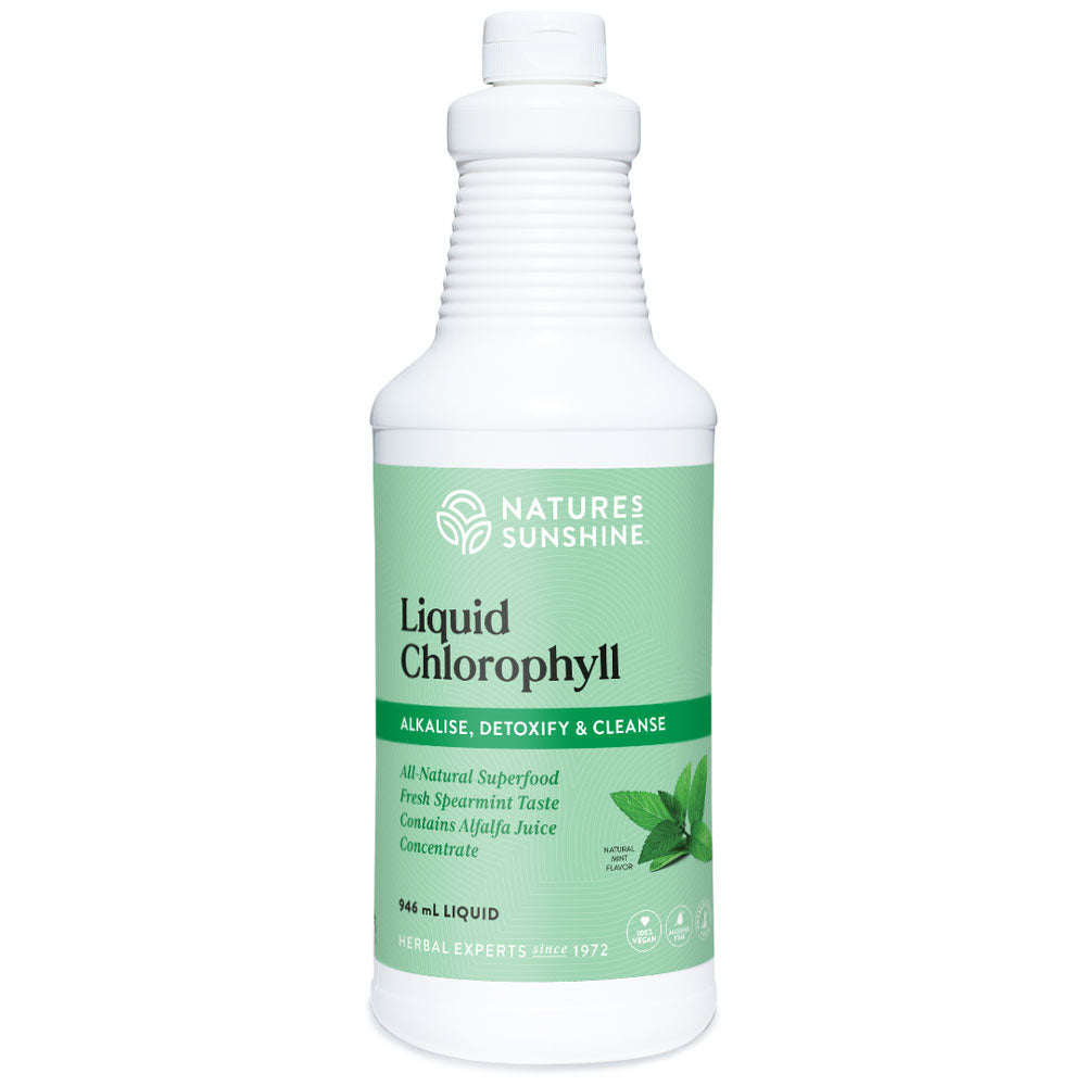 Nature's Sunshine Liquid Chlorophyll 473ML Or 946ML, Alkalise, Detoxify & Cleanse