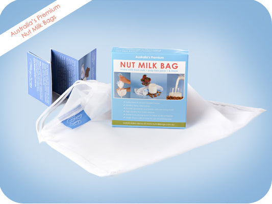 Living Synergy Nut Milk Bag (1 Bag), Soak, Blend & Strain