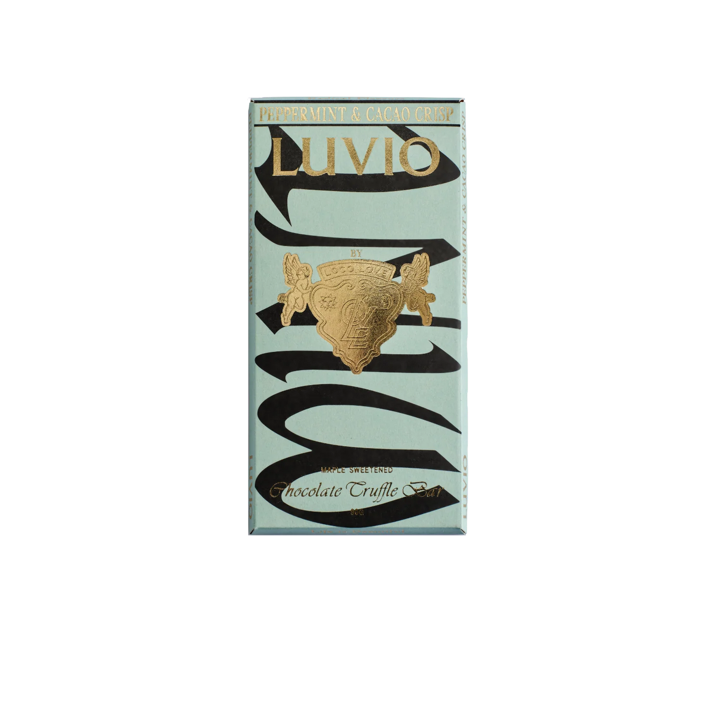 Loco Love Luvio Peppermint & Cacao Crisp Chocolate Truffle Bar 90g, Gluten & Peanut Free