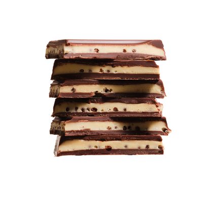 Loco Love Luvio Peppermint & Cacao Crisp Chocolate Truffle Bar 90g, Gluten & Peanut Free