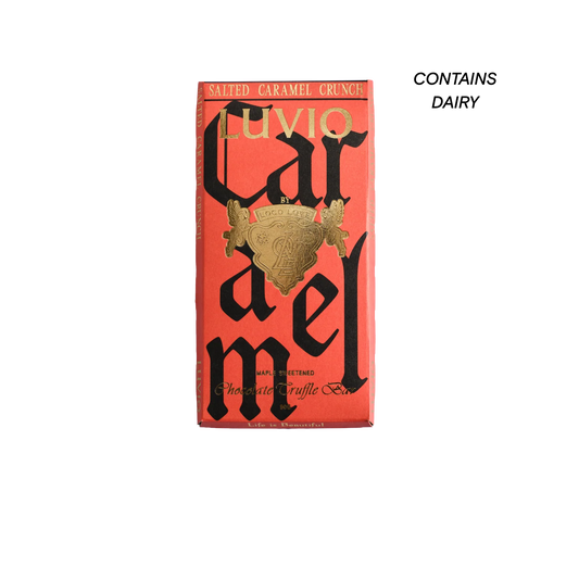 Loco Love Luvio Salted Caramel Crunch Chocolate Truffle Bar 90g, Gluten & Peanut Free