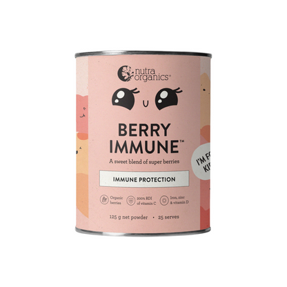 Nutra Organics Berry Immune 125g Or 200g, Bolster Immunity & Banish Colds