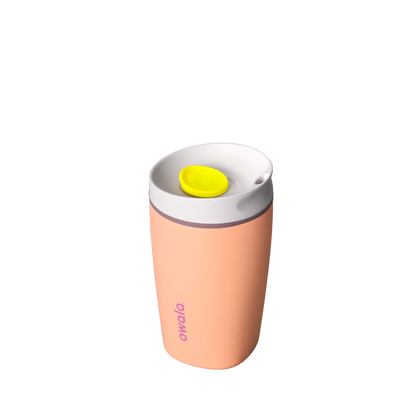 Owala SmoothSip® Slider Stainless Steel Tumbler 12oz Or 20oz, Peachy Keen