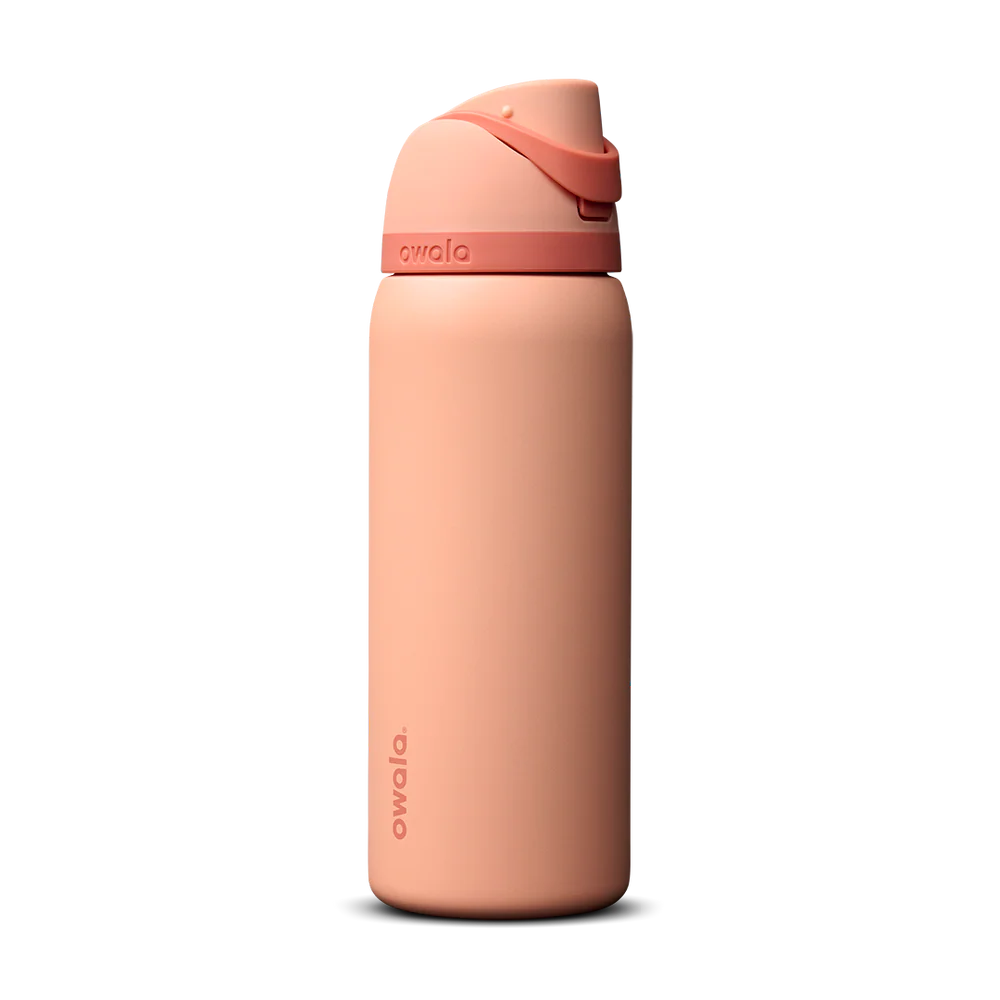 Owala FreeSip Stainless Steel Water Bottle 24oz Or 32oz, Peach Of Mind