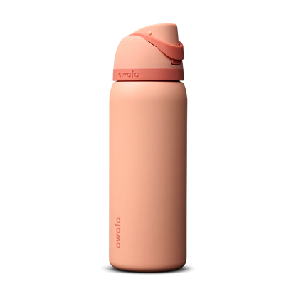 Owala FreeSip Stainless Steel Water Bottle 24oz Or 32oz, Peach Of Mind
