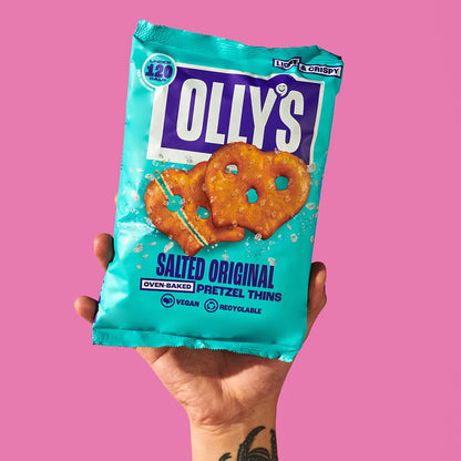 Olly's Pretzel Thins 140g, Original Salted Flavour