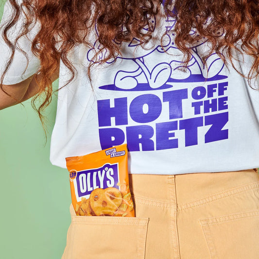 Olly's Pretzel Thins 140g, Oh So Cheesy Flavour
