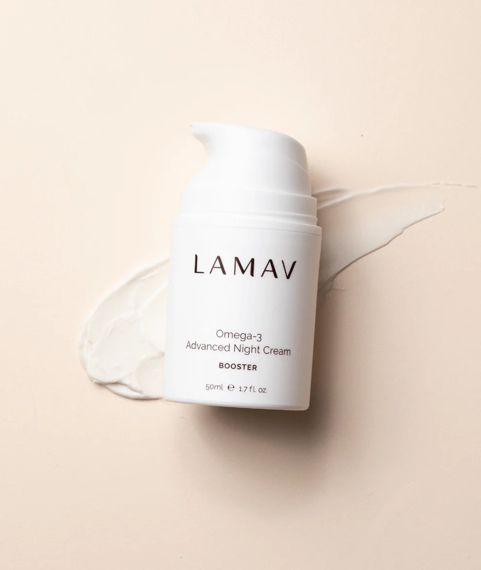 LAMAV Omega-3 Advanced Night Cream 50mL, Overnight Skin Renewal