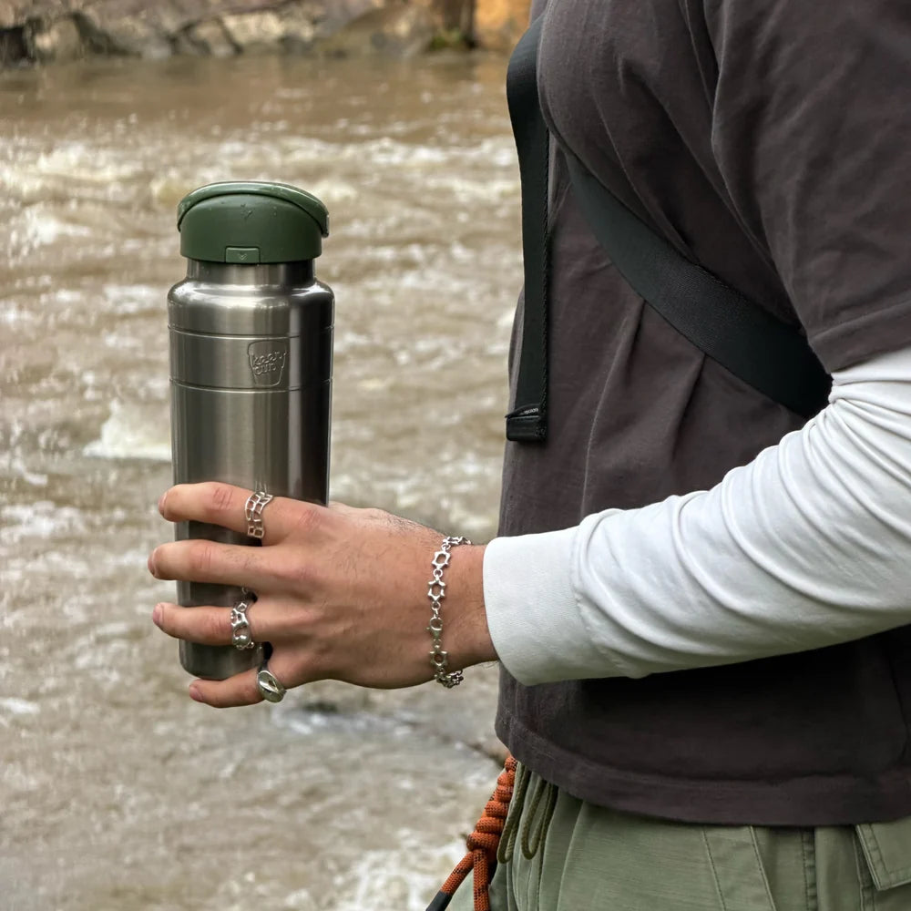 KeepCup Ora Bottle 24 Hour Cold 24oz Or 32oz, With A Stainless Steel Straw