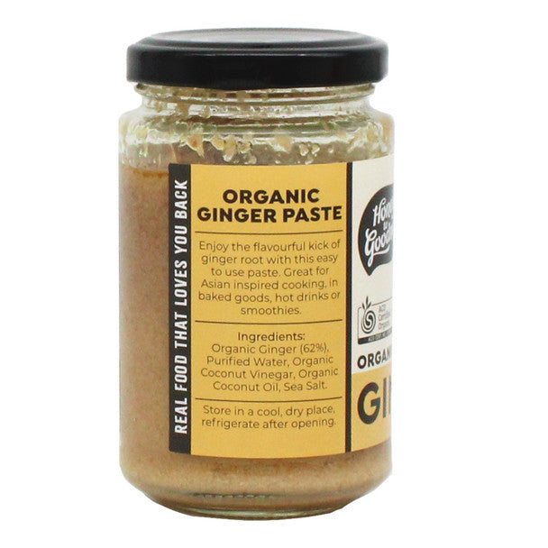Honest To Goodness Ginger Paste 200g, Australian Certified Organic