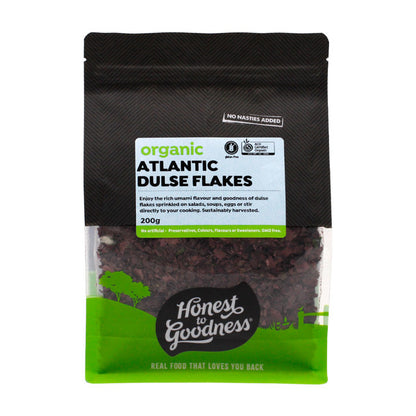 Honest to Goodness Certified Organic Atlantic Dulse Flakes 35g Or 200g, Premium Grade