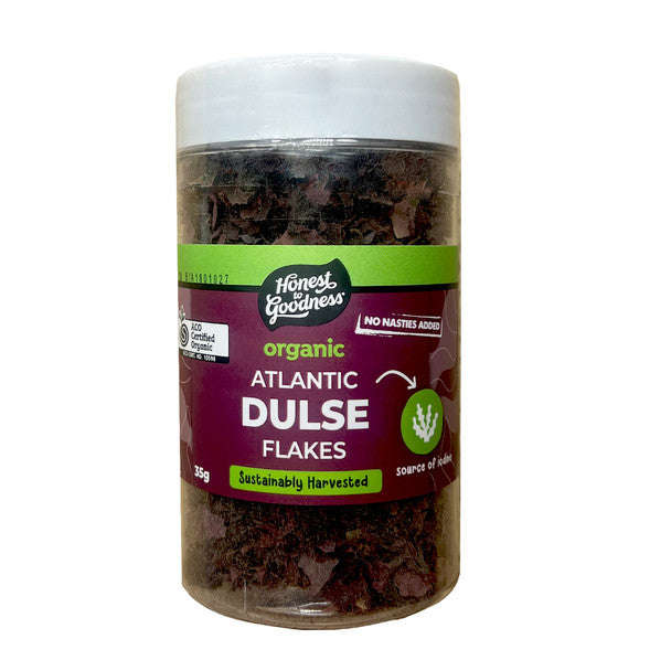 Honest to Goodness Certified Organic Atlantic Dulse Flakes 35g Or 200g, Premium Grade