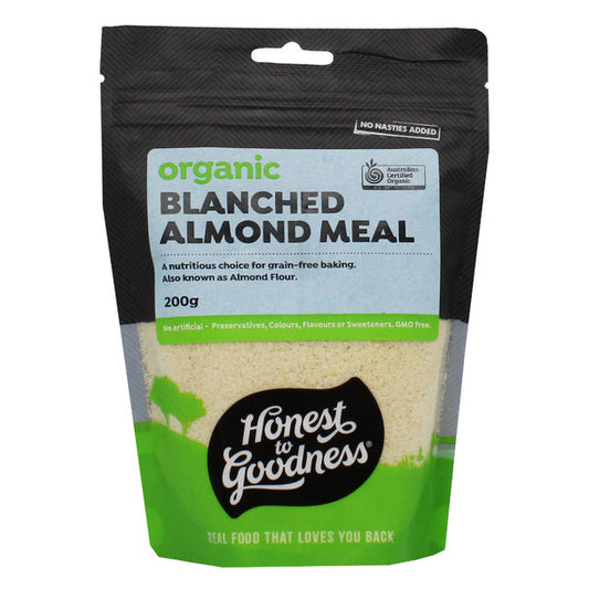 Honest To Goodness Certified Organic Australian Blanched Almond Meal 200g Or 700g, For Grain-Free Baking