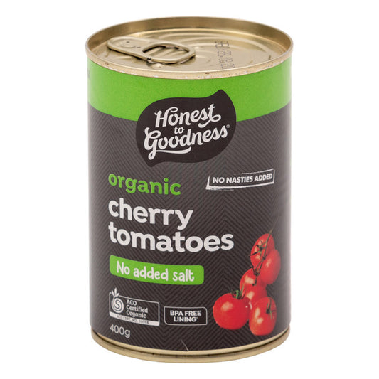 Honest To Goodness Cherry Tomatoes 400g, No Added Salt & Australian Certified Organic