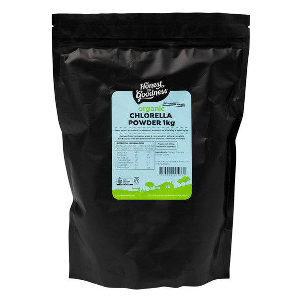 Honest To Goodness Chlorella Powder 1Kg, Australian Certified Organic