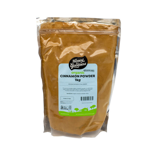 Honest To Goodness Cinnamon Powder 1Kg, Ceylon True Cinnamon & Australian Certified Organic