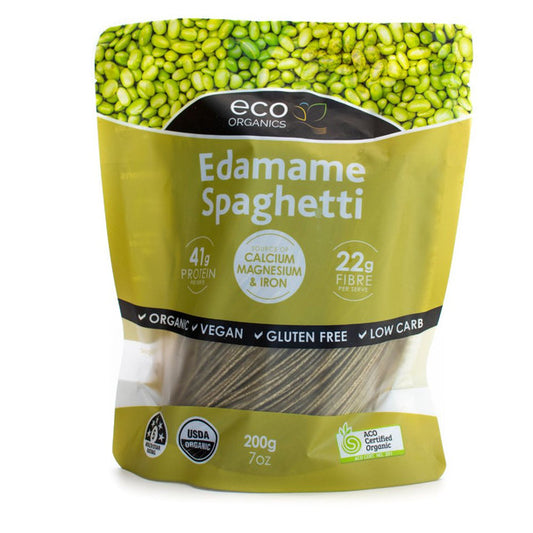 Eco Organics Edamame Bean  Spaghetti 200g, Australia Certified Organic