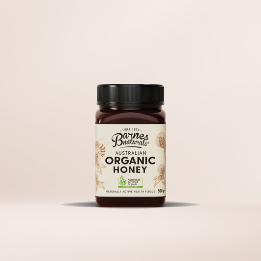 Barnes Naturals Certified Organic Australian Honey 500g, From National Parks & State Forests