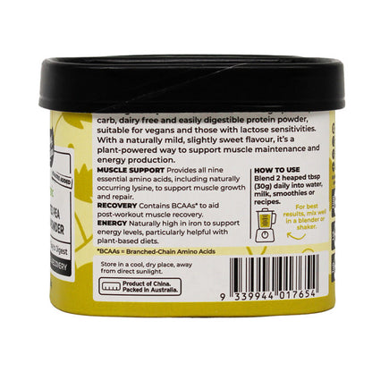 Honest To Goodness Certified Organic Sprouted Pea Protein Powder 150g, Performance & Recovery