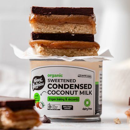 Honest To Goodness Certified Organic Sweetened Condensed Coconut Milk 210g, 100% Pure & Natural
