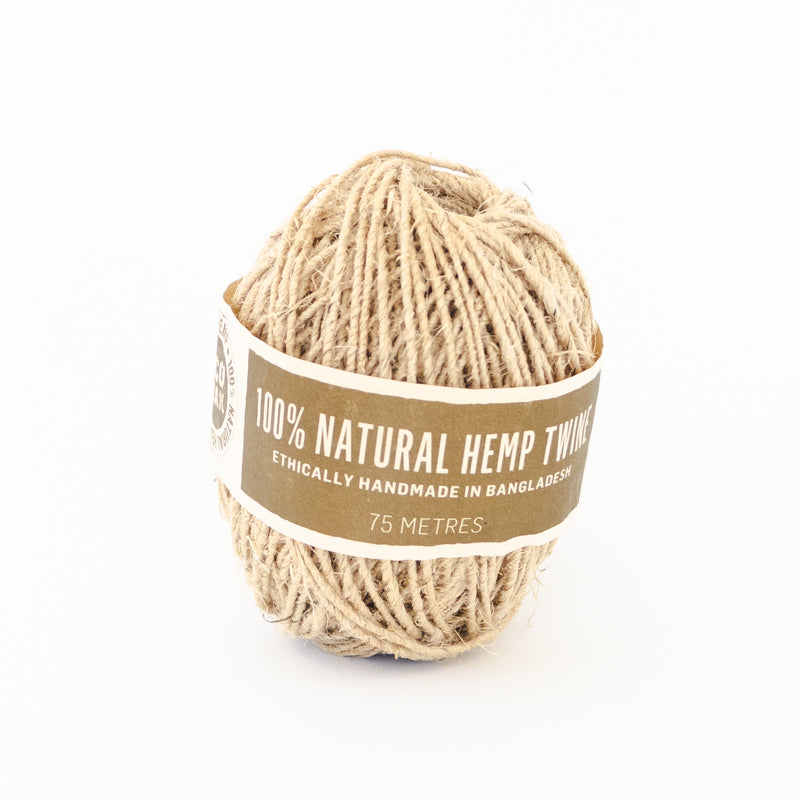 Eco Max Hemp Twine 75 Meters, Ethically Handmade In Bangladesh