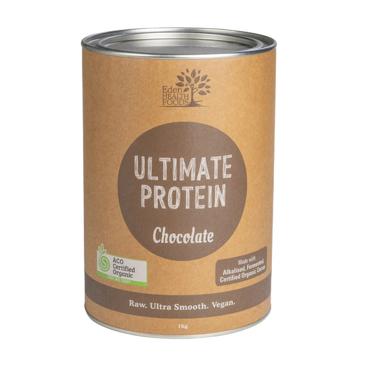 Eden Health Foods Ultimate Protein 400g Or 1kg, Chocolate Flavour {Organic Sprouted Brown Rice}