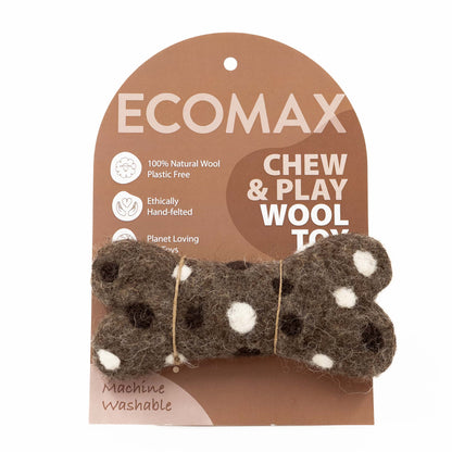 Eco Max Chew & Play Small Wool Toy, Please Select Your Pattern
