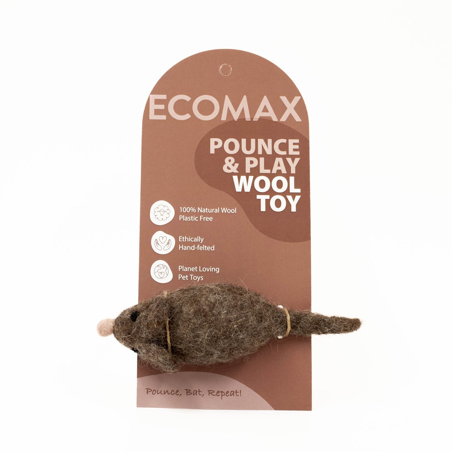 Eco Max Pounce & Play Wool Toy, Please Select Your Colour