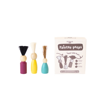 Eco Max Paintee Peeps, Plastic Free Paint Brushes