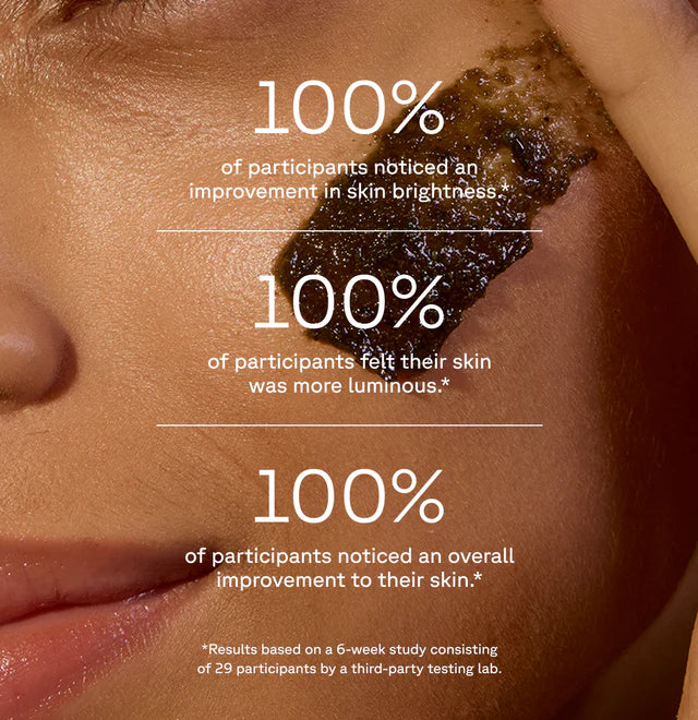 Acure Brightening Facial Scrub 118mL, With Sea Kelp & Green Clay