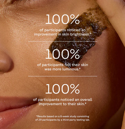 Acure Brightening Facial Scrub 118mL, With Sea Kelp & Green Clay