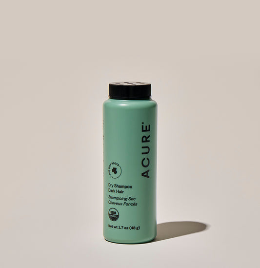 Acure Dark Hair Dry Shampoo 58g, To Refresh Oily Roots