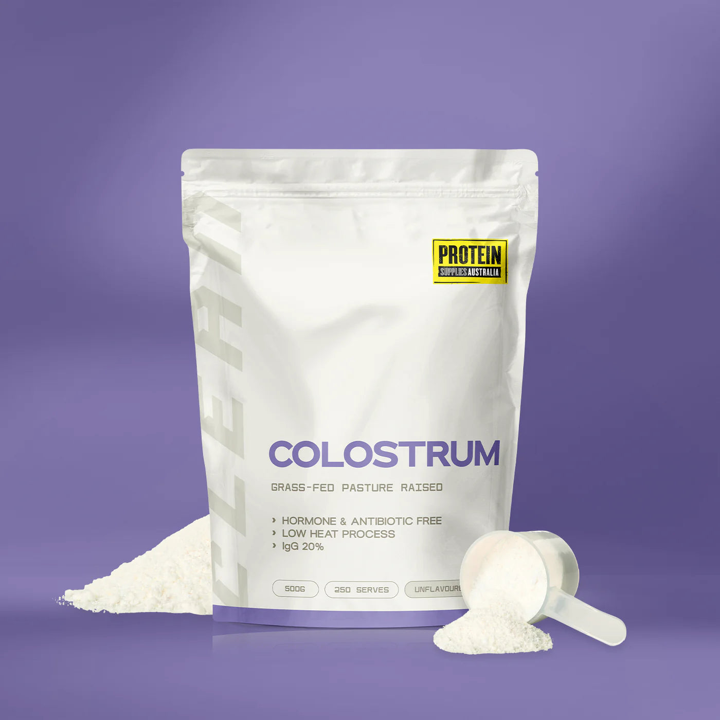 Protein Supplies Australia Colostrum (Grass Fed) 200g Or 500g, Unflavoured