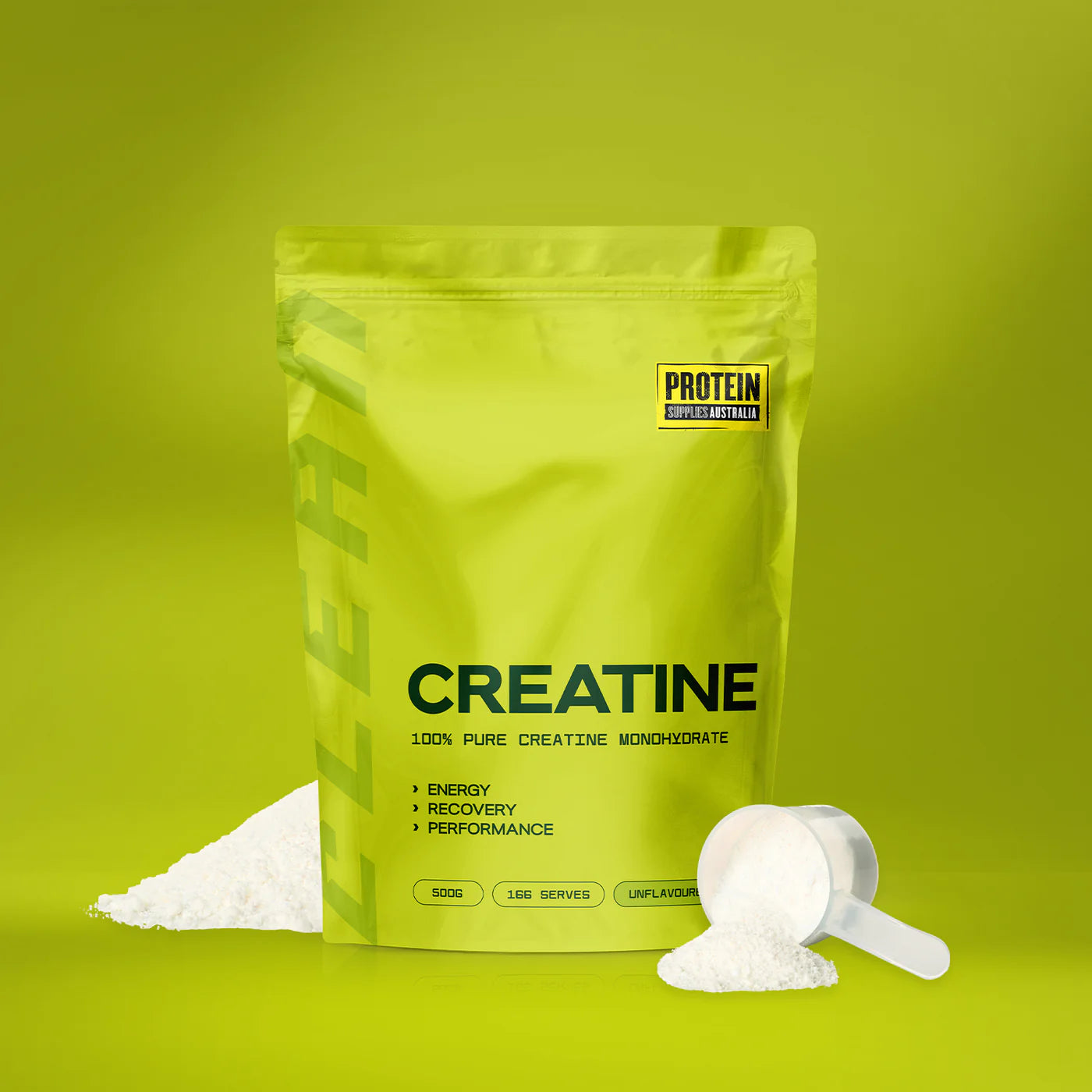 Protein Supplies Australia 100% Pure Creatine {Monohydrate} 200g Or 500g, Pure Flavour