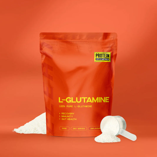 Protein Supplies Australia Plant Based L-Glutamine 200g Or 500g, 100% Pure