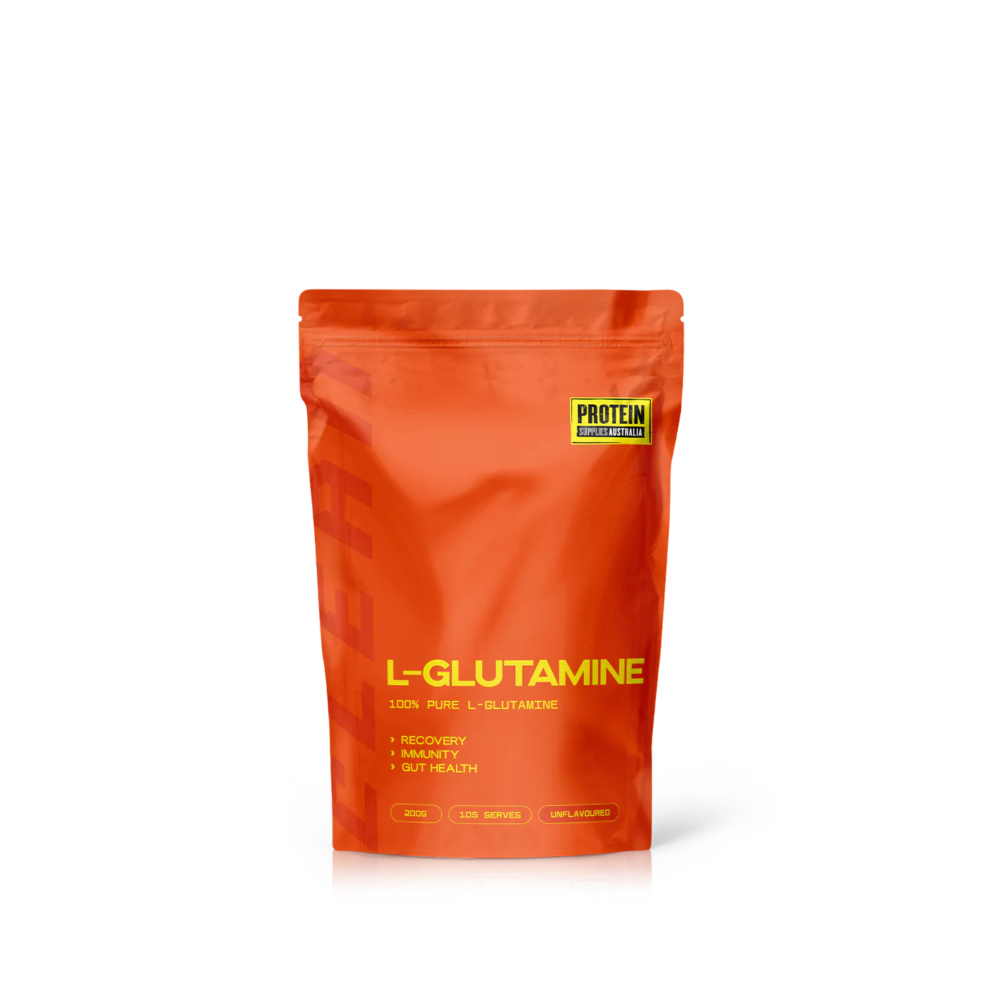 Protein Supplies Australia Plant Based L-Glutamine 200g Or 500g, 100% Pure