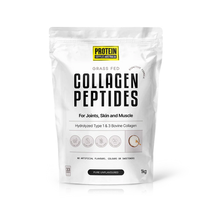 Protein Supplies Australia Grass Fed Collagen Peptides 500g Or 1Kg, Pure Unflavoured