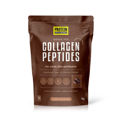 Protein Supplies Australia Bioactive Hydrolyzed Collagen Peptides 500g Or 1Kg, Chocolate Flavour