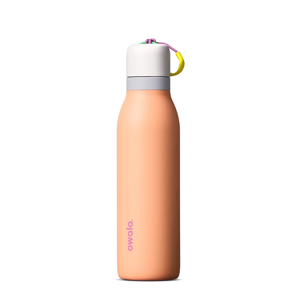 Owala FreeSip Twist Stainless Steel Water Bottle 18oz Or 24oz, Peachy Keen