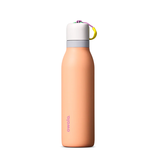 Owala FreeSip Twist Stainless Steel Water Bottle 18oz Or 24oz, Peachy Keen