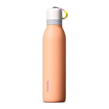 Owala FreeSip Twist Stainless Steel Water Bottle 18oz Or 24oz, Peachy Keen