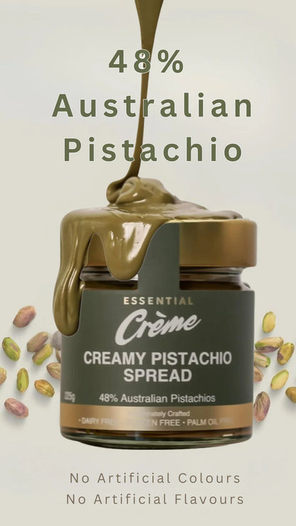 Essential Creme Creamy Australian Pistachio Spread 225g, Free From Artificial Flavours & Colours
