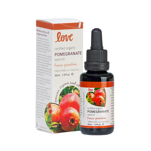 Byron Bay Love Oils Pomegrante Seed Oil 30mL, Certified Organic & 100% Pure