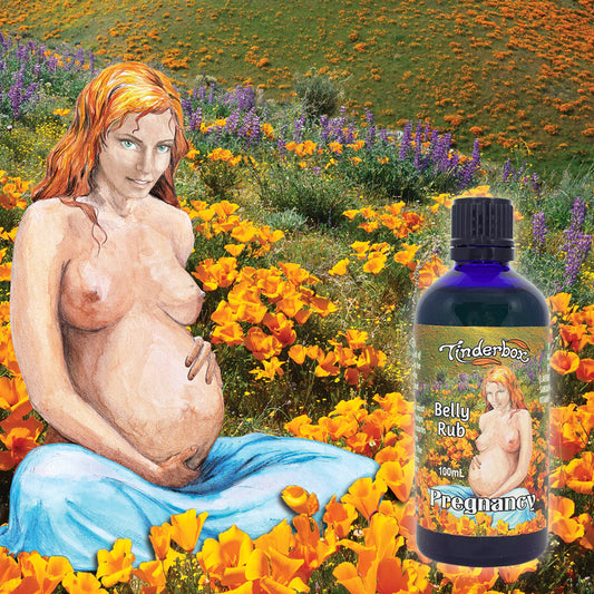 Tinderbox Pregnancy Belly Rub Oil 100mL, To Increase The Skin's Elasticity During Pregnancy