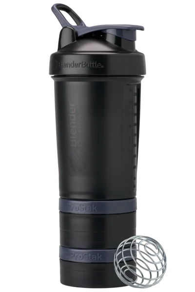 Blender Bottle Pro Stak V2 22oz / 651mL, BPA Free With A Storage Compartment & A Pull Out Pill Tray; Please Choose Your Colour