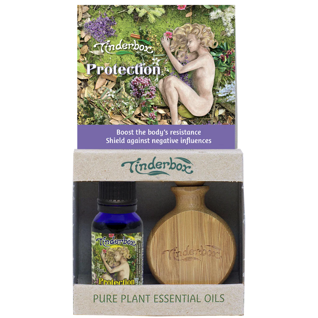 Tinderbox Protection Kit Blend With A Bamboo Pot, Shield Against Negative Influences