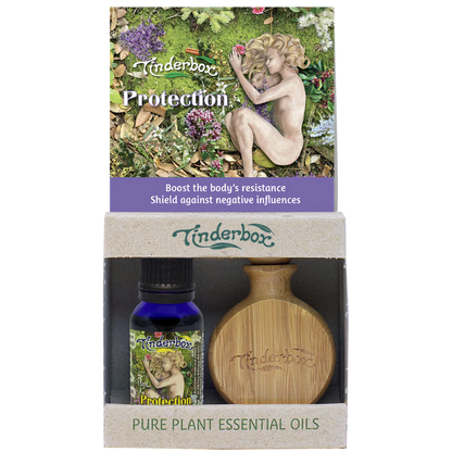 Tinderbox Protection Kit Blend With A Bamboo Pot, Shield Against Negative Influences