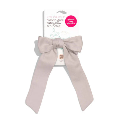 Kooshoo Plastic-free Satin Bow Scrunchies, Please Select Your Colour