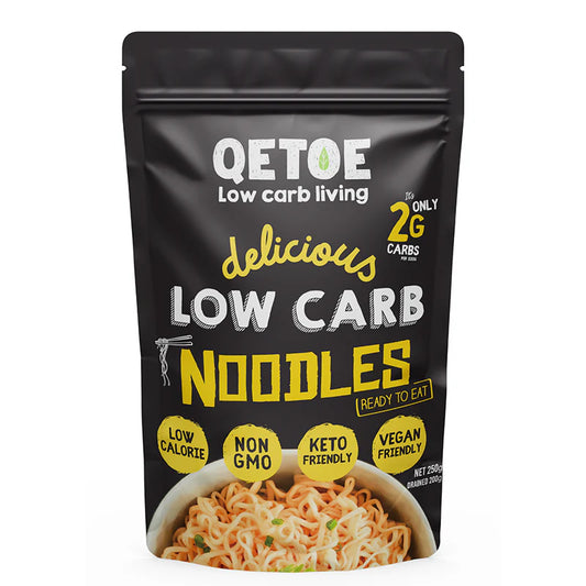 Qetoe Delicious Low Carb Noodles 250g, Only 2g Carbs Per 100g