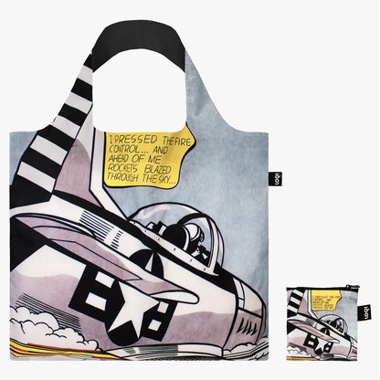 LOQI Shopping Bag, Whaam! By Roy Lichtenstein